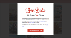 Desktop Screenshot of lovinberlin.com